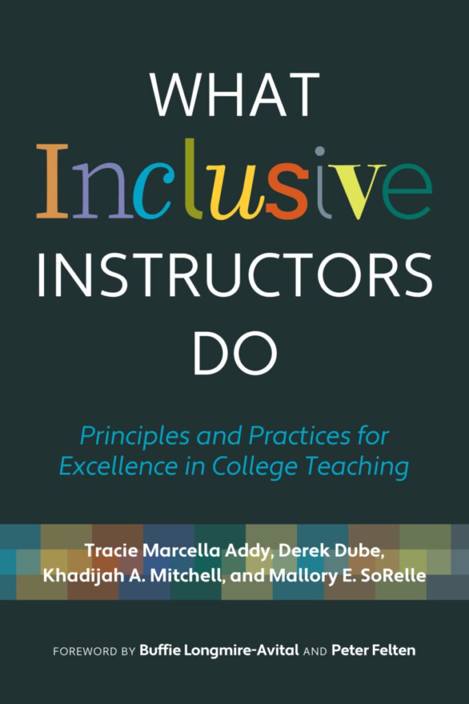 Book: What Inclusive Instructors Do